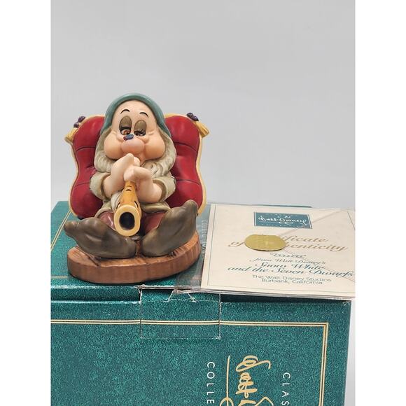 WDCC Sleepy “Zzzzzzz” Figurine Snow White Seven Dwarfs Disney Retired Box COA - Picture 2 of 16
